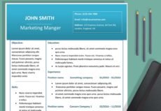 Uncommon-resume-cv-resume-Template-CV-Resume-Template-on-Word-resumestree.com